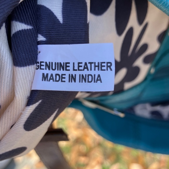 NINO BOSSI leather handbag. - Picture 5 of 6